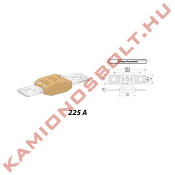 Biztosíték MEGA 500A 06.01600