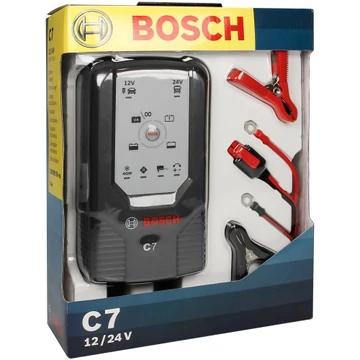Akkumulátor töltõ BOSCH C7 12/24V 230V 50Hz