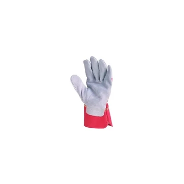 Munkakesztyu piros marhahasíték
