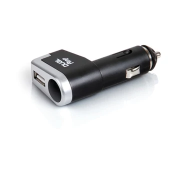 Szivargyújtó dugó/USB aljzat 1x adapter