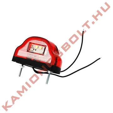 Lámpa rendszámmegvilágító LEDes piros 12-30V (24V RL.8032) L0843