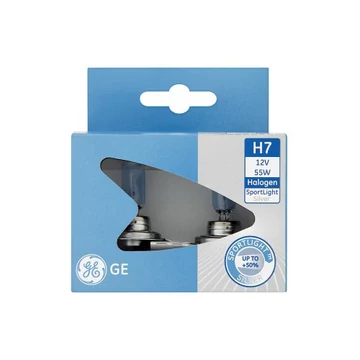 Izzó 12V 55W H7 GE Sportlight Silver +50% 792998