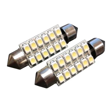 Izzó ledes 12V 5W szoffita 12 SMD 39mm fehér