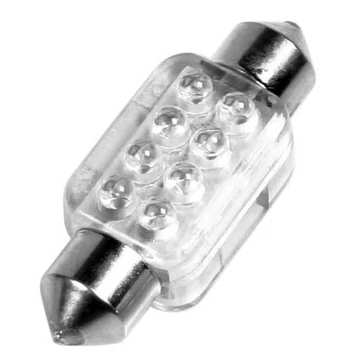 Izzó ledes 12V 5W 8LED szoffita fehér 13x36mm