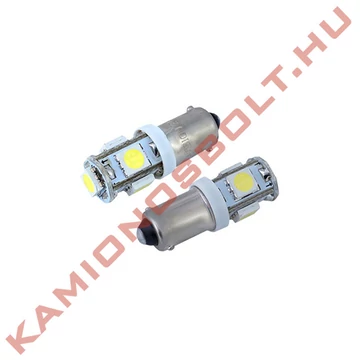 Izzó LEDes 24V 5W Ba9s 5 SMD fehér