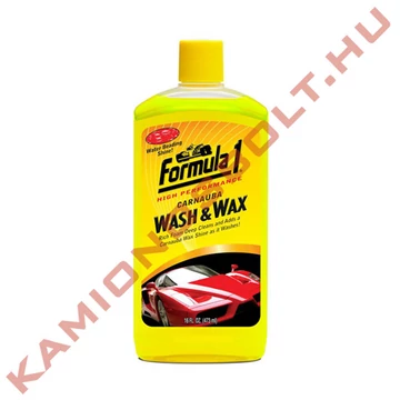 Autósampon+Carnauba wax F1 475ml