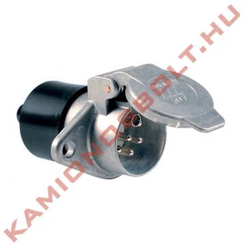 Elektromos aljzat 24V 7p alu. spec. sarus