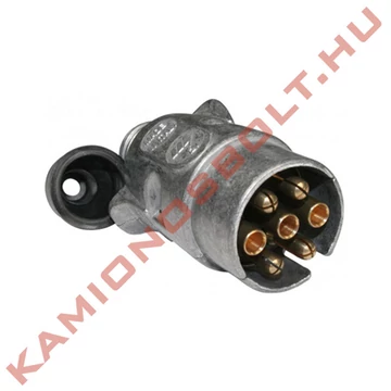 Elektromos dugó 12V 7p alu. norm.