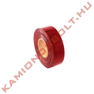 Fényvisszaverõ csík 5cm mikroprizmás piros D12714 465239