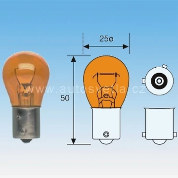 Izzó Magneti Marelli 24V 21W Sárga PY21W