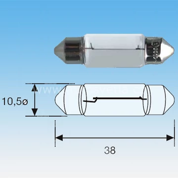 Izzó Magneti Marelli 24V 5W szoffita C5W