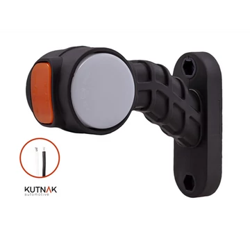 Gumilámpa LED piros/fehér/sárga 132mm jobb