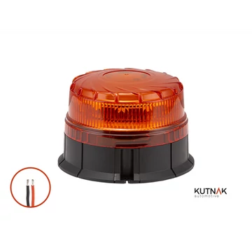 Villogó LED lapra szerelhető 12xLED 36W 100mm D:140mm 3-féle villogás