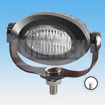 Villogó stroboszkóp LED kék 26 funkció 9W PREDATOR 2000 9-33V