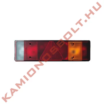 Lámpa hátsó 7 kamrás MAN csatlakozós háromszög prizmás jobb