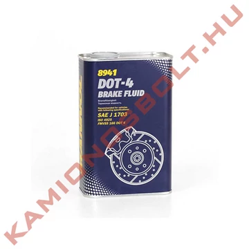 Fékolaj DOT-4 Brake Fluid Mannol 1L fém