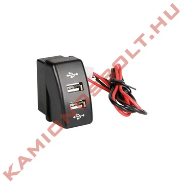 Kapcsolóba beépíthetõ dupla USB aljzat DAF 3A 12/24V