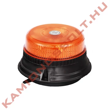 Villogó LEDes mágnes talppas 12/24V sárga 12 LED