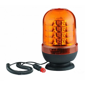 Villogó LED tetőre mágneses 24 LED 38W 190mm magas D=140 12/24V
