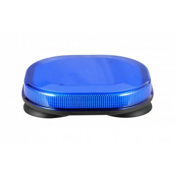 Villogó fényhíd 32 LED-es Lightbar 200x180x45mm mágneses kétféle villogási móddal KÉK!