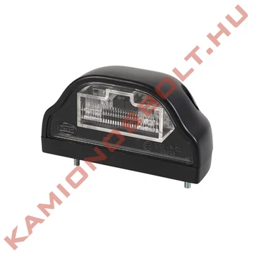 Lámpa rendszámmegvilágító LEDes fekete 12V