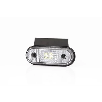 Lámpa helyzet 4 LED-es ovál fehér tartóval