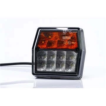 Lámpa előre LED-es 12V sárga irány és fehér helyzetjelzővel