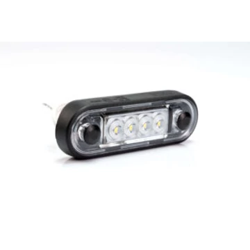 Lámpa helyzet 4 LED-es 12-36V lapos fehér 