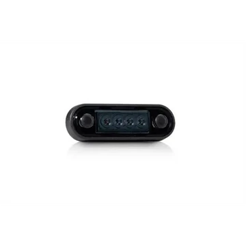 Lámpa helyzet 4 LED-es 12-36V lapos piros SÖTÉT búra