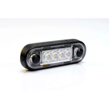 Lámpa helyzet 4 LED-es 12-36V lapos sárga
