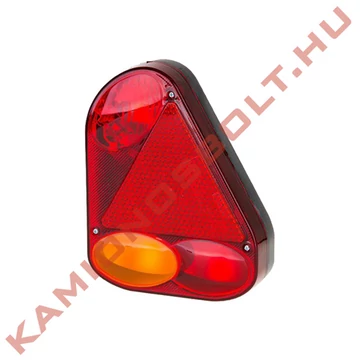 Lámpa hátsó utánfutó háromszög prizmás jobb
