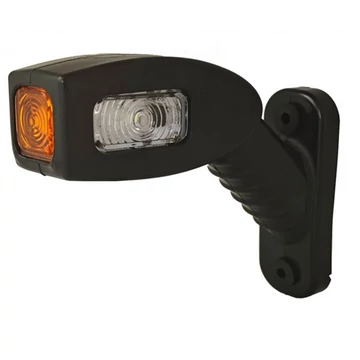 Gumilámpa LED piros/fehér/sárga 12/24V könyök/csukló 135mm bal