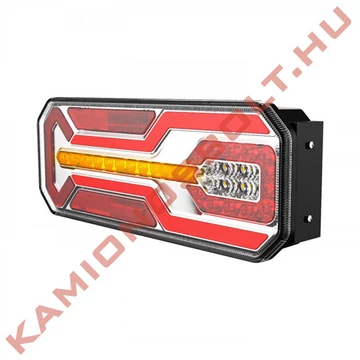 Lámpa hátsó 82 ledes 350x131x60mm 12/24V bal