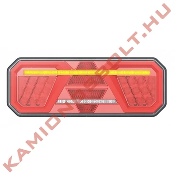 Lámpa hátsó 74 ledes 350x131x35mm 12/24V jobb