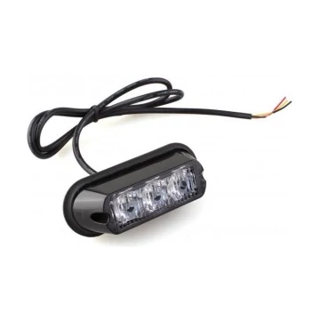 Villogó led stroboszkóp 3x3W LED fehér