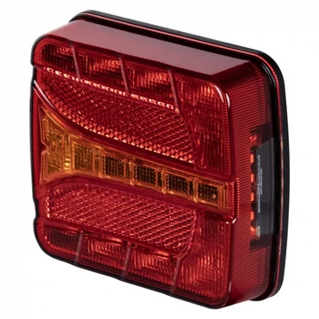 Lámpa hátsó LED-es utánfutó 3 funkciós bal 12/24V