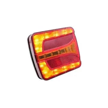 Lámpa hátsó LED-es utánfutó 3 funkciós jobb 12/24V