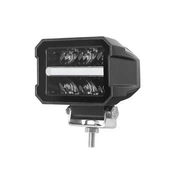Távfényszóró LED Bezel-Less + csík helyzetjelző 12/24V 3W/25W