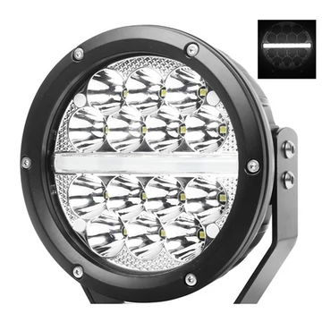 Távfényszóró 14+12 LED 5690LM 12/24V 7&quot; D=177