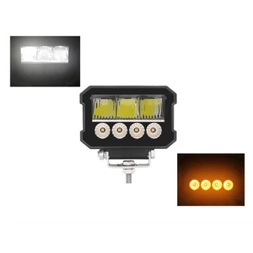 Munkalámpa LED + stroboszkóp sárga