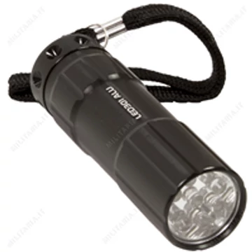 Elemlámpa 9 LED aluminium 3xAAA