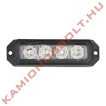 Villogó LED stroboszkóp 4 LED sárga