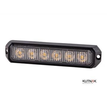 Villogó LED stroboszkóp 6 LED sárga
