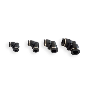 Csőtoldó automata műanyag könyök L10mm