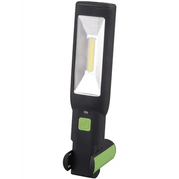 Szerelõlámpa tölthetõ 12/230V LED COB 20m+7xLED 25m mágneses és 2 akasztható