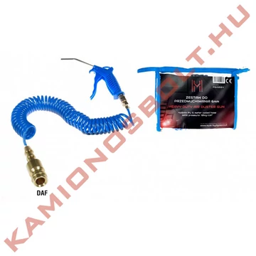 Fülkefuvató szett 4x6mm DAF/MB Actros csatlakozóval cipzáros táskában 10kg/mm2