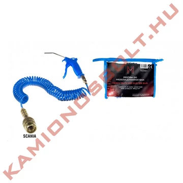 Fülkefuvató szett 4x6mm Scania csatlakozóval cipzáros táskában 10kg/mm2