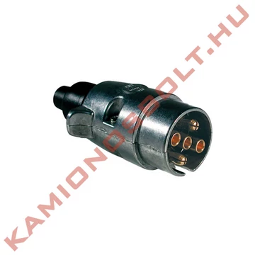 Elektromos dugó 12V 7p fém