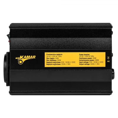 Áramátalakító 12V DC / 230V AC 150/300W