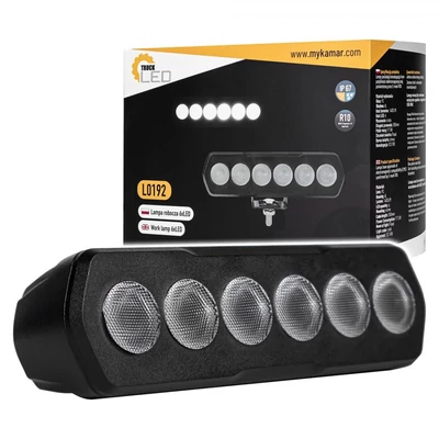 Munkalámpa 6xLED terítő fénnyel egyedi BLACK design